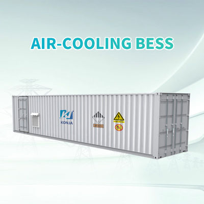 KonJa Air Cooling ESS 40FT 2.58MWh 768Vdc Deep Cycle Battery Sistem penyimpanan energi 400Vac Baterai Kontainer
