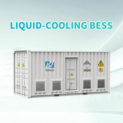 KonJa 20HC 3.1MWh Container Energy Storage System 1000V - 1500V Energy Storage Box Dengan Baterai Lifepo4 3.2V 280ah