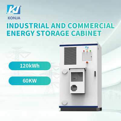 Harga yang bagus KonJa All In One 120kWh 60kw Energy Storage Cabinet Baterai Surya Storage Cabinet Luar ruangan on line
