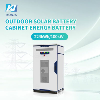 Harga yang bagus DC 716V 224KWH Kabinet Baterai Surya Luar Ruang Energy Baterai Storage Cabinet 5 Tahun Garansi on line