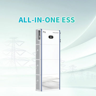 KonJa Hybrid Inverter All In One Baterai Lithium 51.2V 5.12kWh 10.24kWh 15.36kWh Baterai Rumah Dengan Layar LED