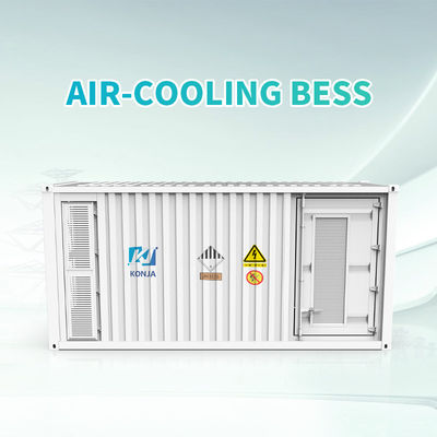 Harga yang bagus KonJa Air Cooling ESS 40FT 2.58MWh 768Vdc Deep Cycle Battery Sistem penyimpanan energi 400Vac Baterai Kontainer on line