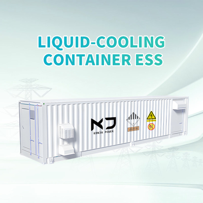 Baterai Container 40HC dengan pendingin cair penyimpanan 7,53Mwh 1000V BESS