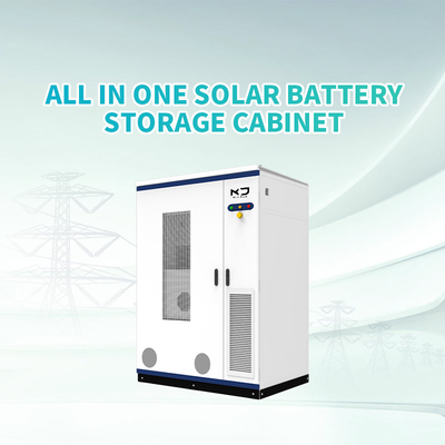 Kabinet penyimpanan energi 215kWh Sistem penyimpanan energi luar 100kw